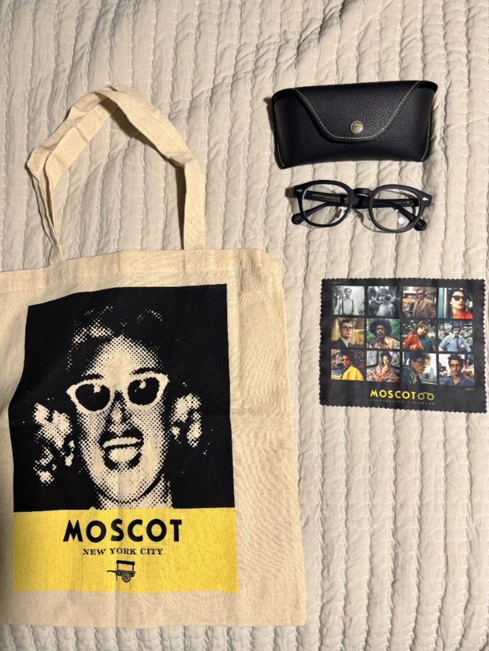 MOSCOT Lemtosh Glasses 49-24-145 with Custom Metal Nose Pads